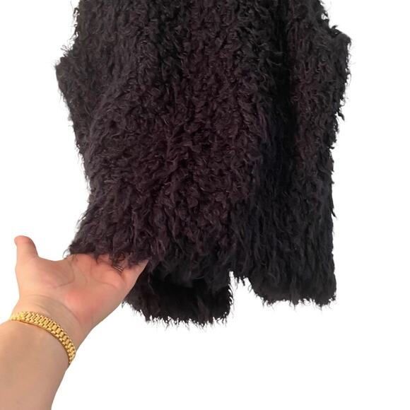 Guess Faux Fur Vest Womens SIze Small  Fuzzy boho Size S Mob Wife - Picture 4 of 7